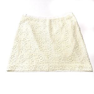 Fossil Cream Lace Skirt
